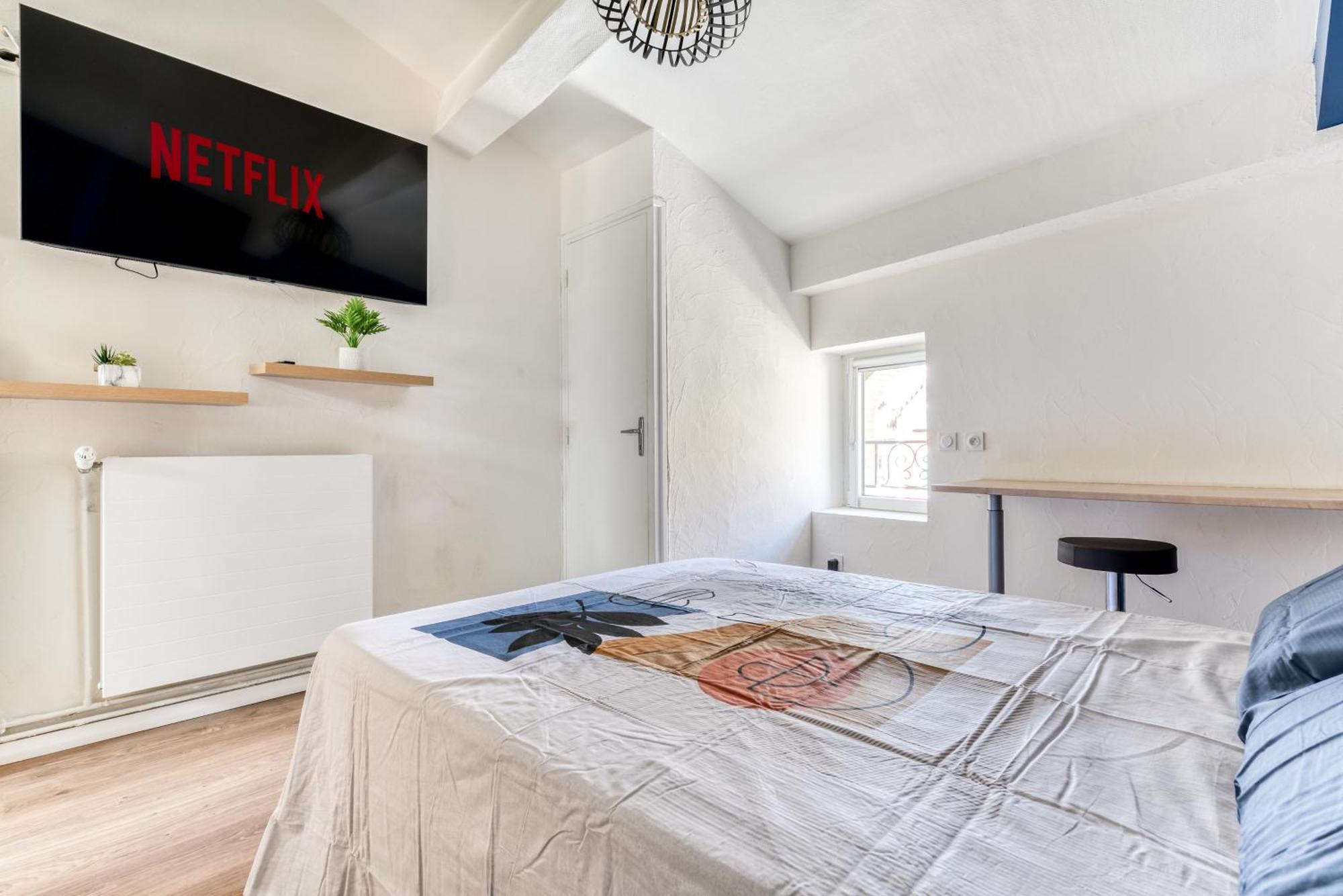 Cote Palais 2-Climatise-Netflix-Fibre Apartment Carcassonne Exterior foto